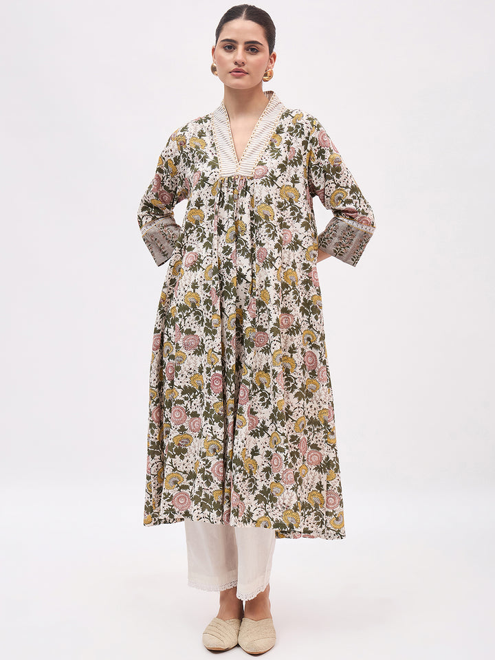 Prism Petal Kurta Set of 2