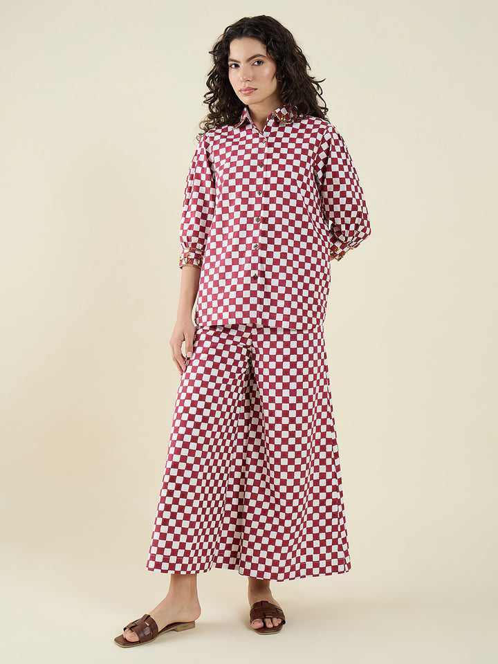 The check Studio Co-ord Set