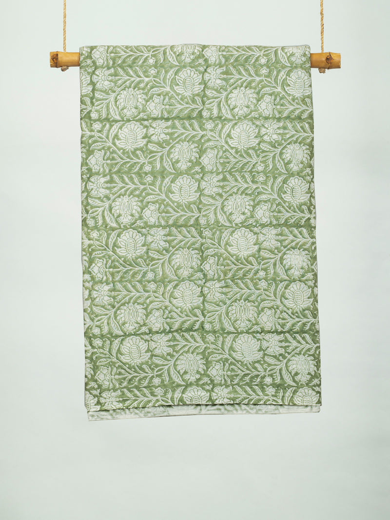 Renaissance Hues Cotton Hand Block Printed Fabric