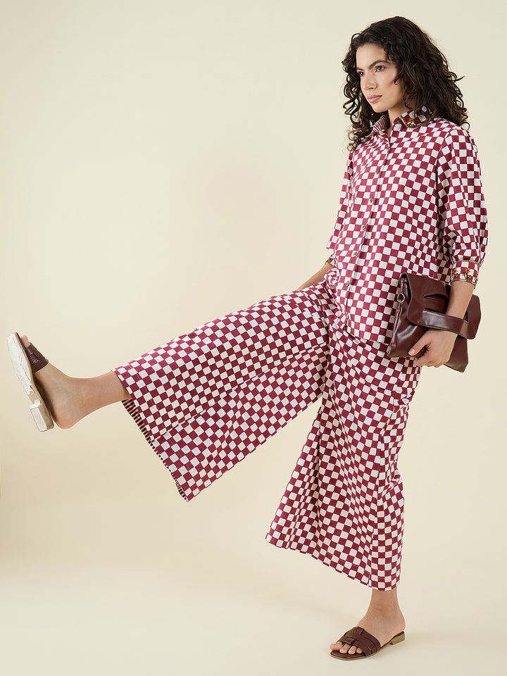 The check Studio Co-ord Set