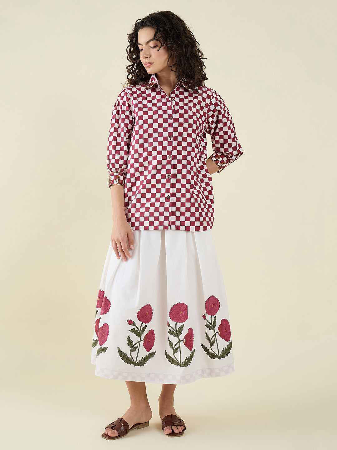 Sundown Poppy Skirt