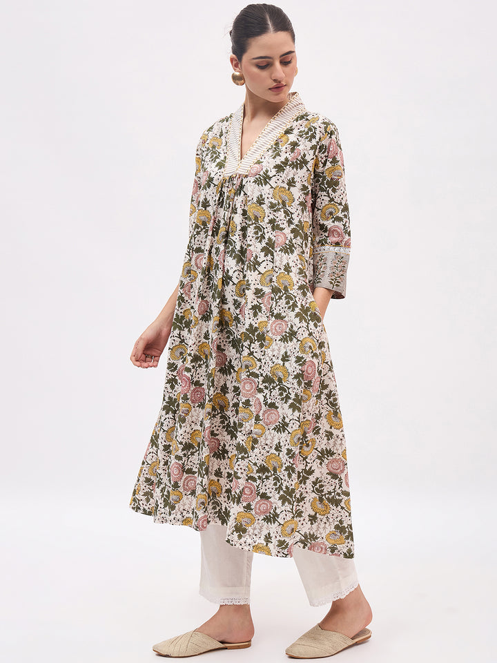 Prism Petal Kurta Set of 2