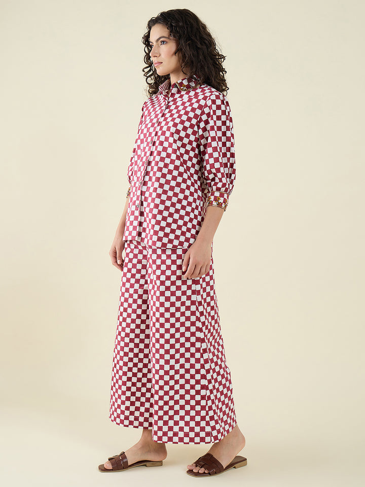 The check Studio Co-ord Set