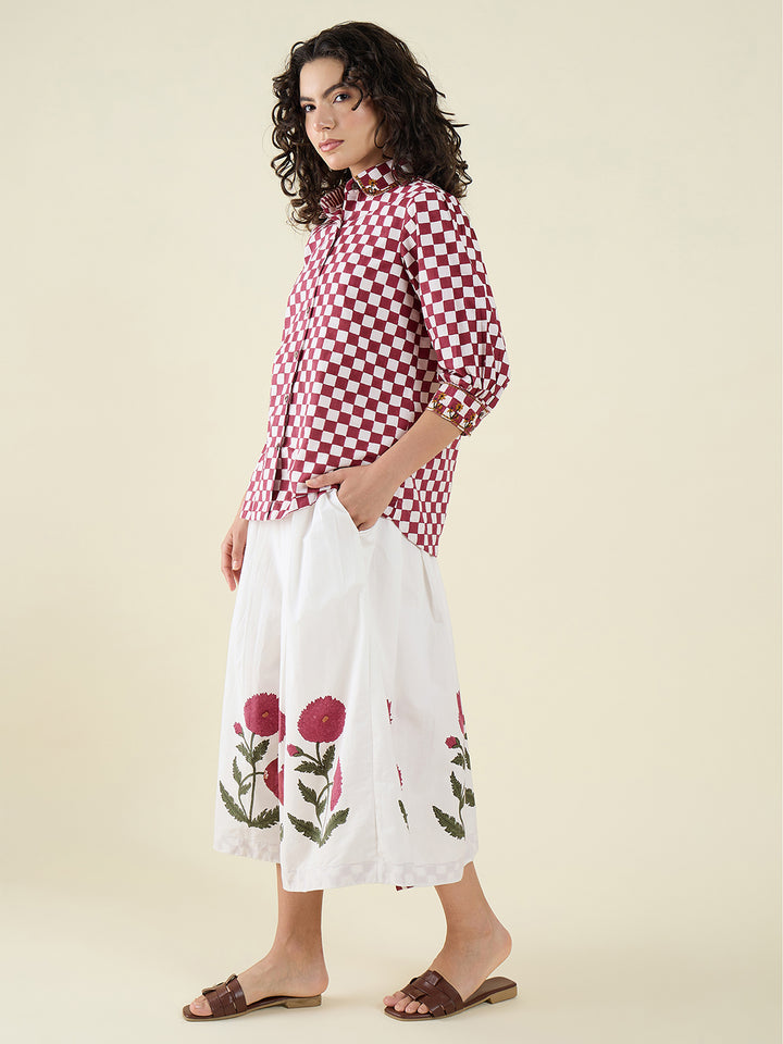 Sundown Poppy Skirt
