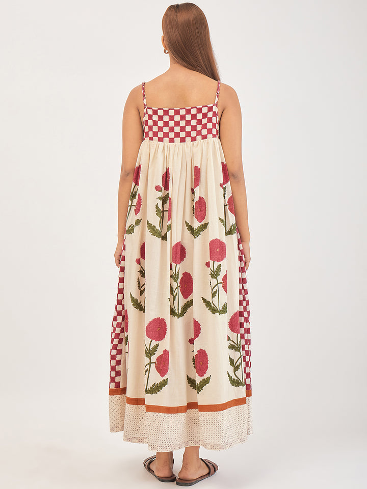 Poppy Veil Strap Dress