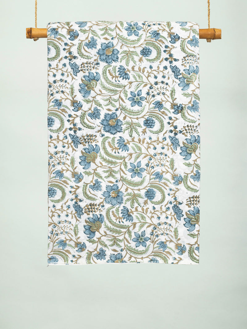 Chintz After Dawn Cotton Hand Block Printed Fabric
