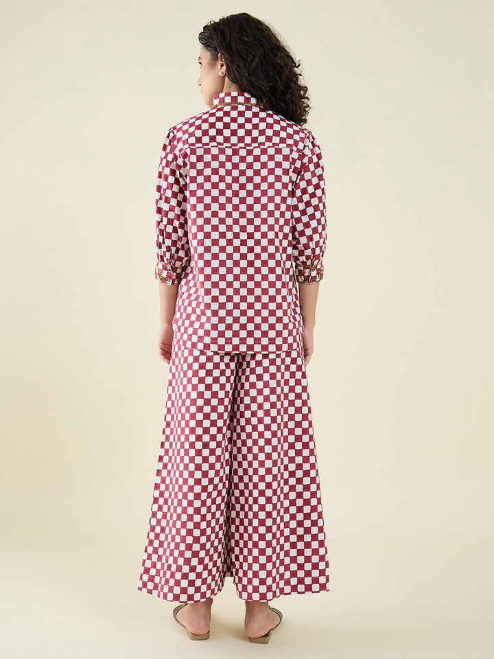 The check Studio Co-ord Set