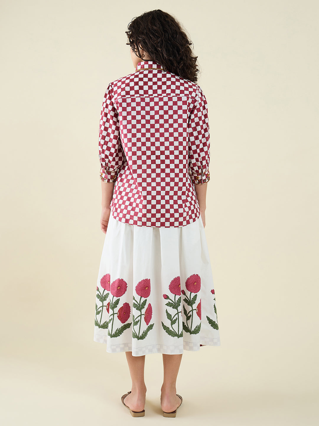 Sundown Poppy Skirt