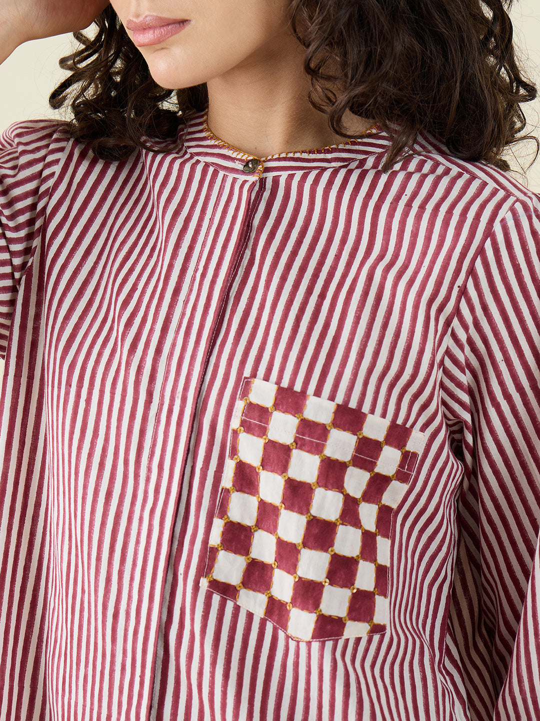 Line Patch Poppy Shirt Dress