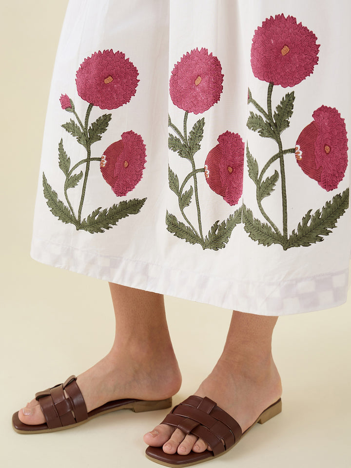 Sundown Poppy Skirt