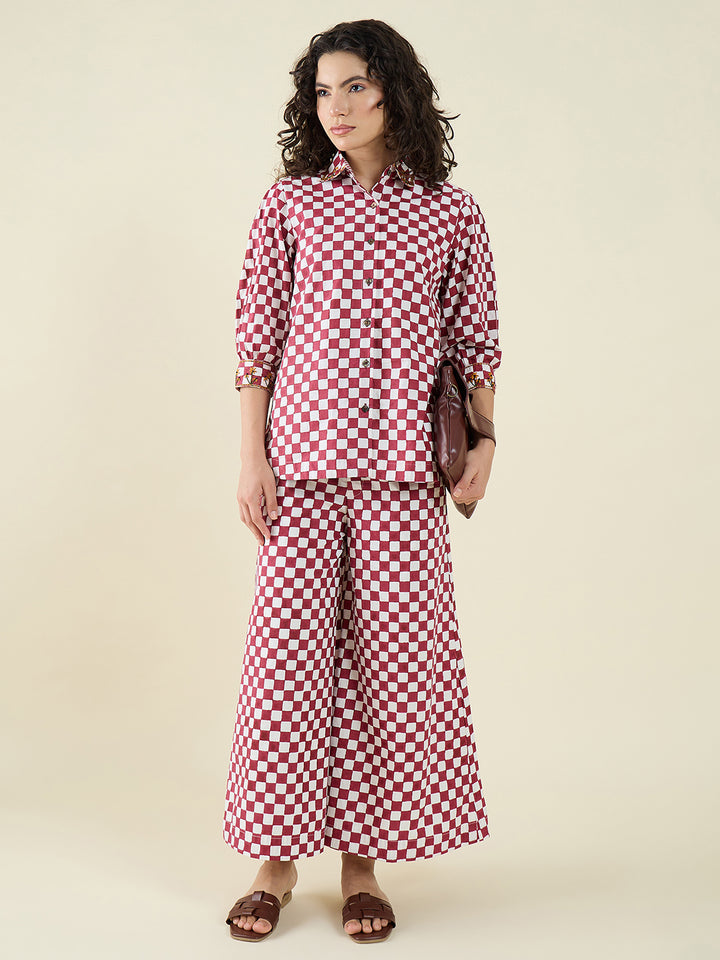 The check Studio Co-ord Set