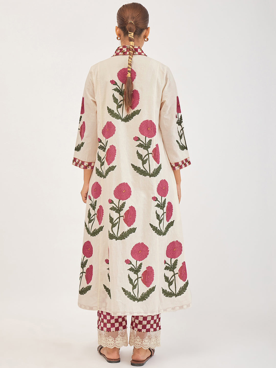 Poppy Mehfil Kurta Set