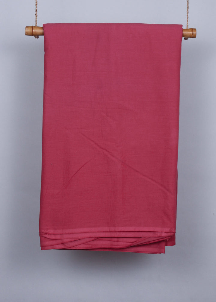 Cerise Pink Cotton  Plain Dyed Fabric