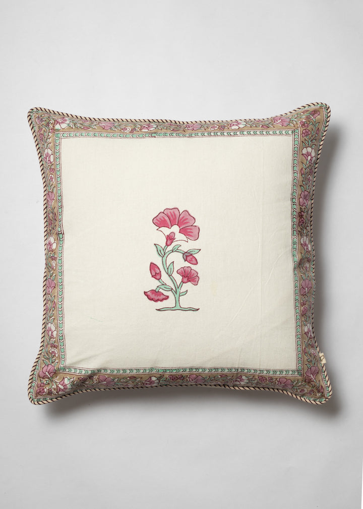 Tinted Lush Hand Block Printed Cushion Covers