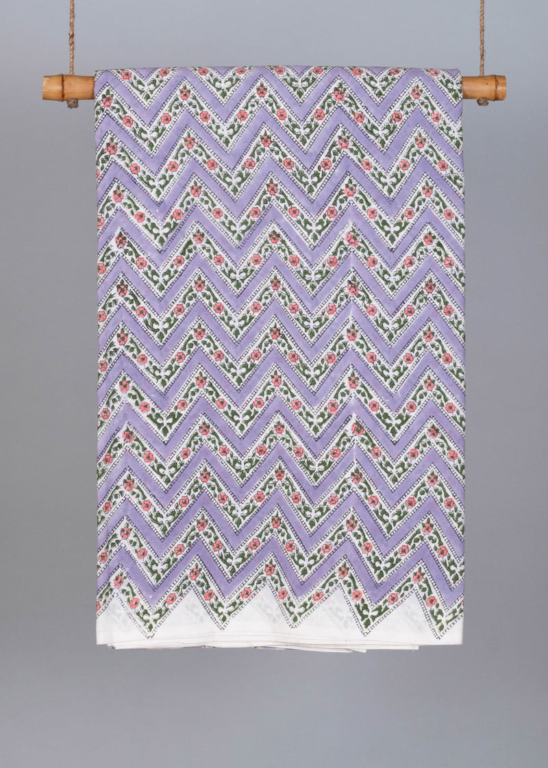 Cordillera Thistle Cotton Hand Block Printed Fabric