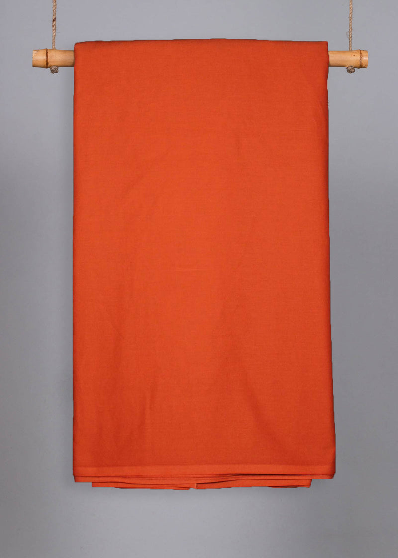 Alchemy Cotton Orange Plain Dyed Fabric