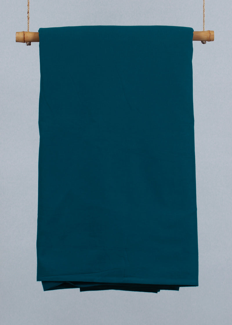 Nocturnal Blue Cotton Plain Dyed Fabric