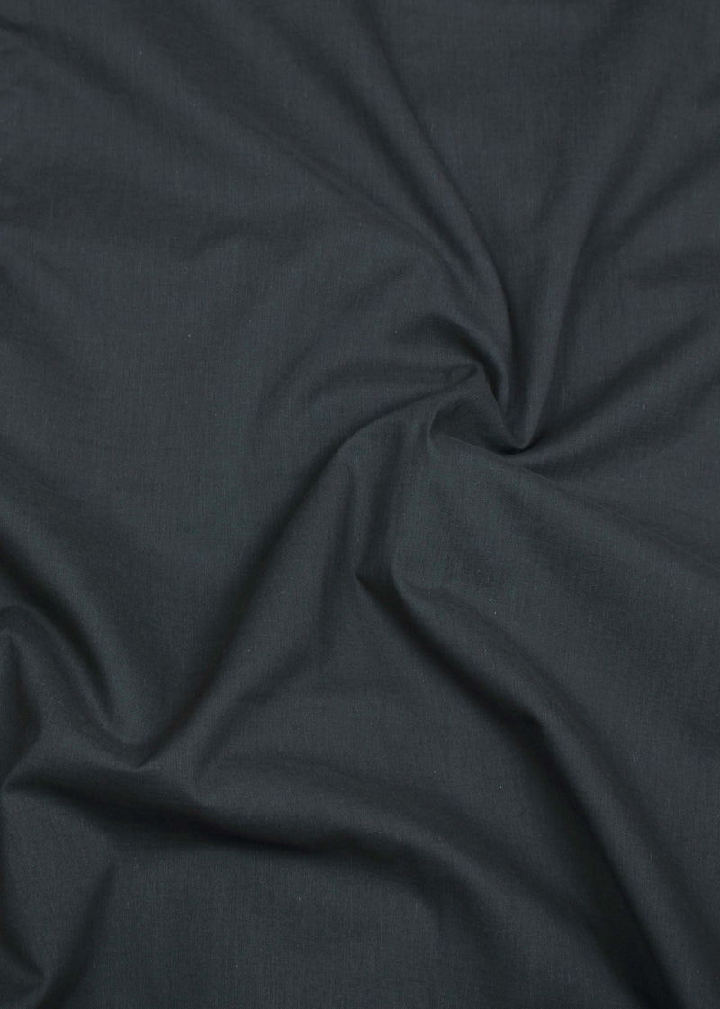 Slate Grey Cotton Plain Dyed Fabric (2.40 Meter)