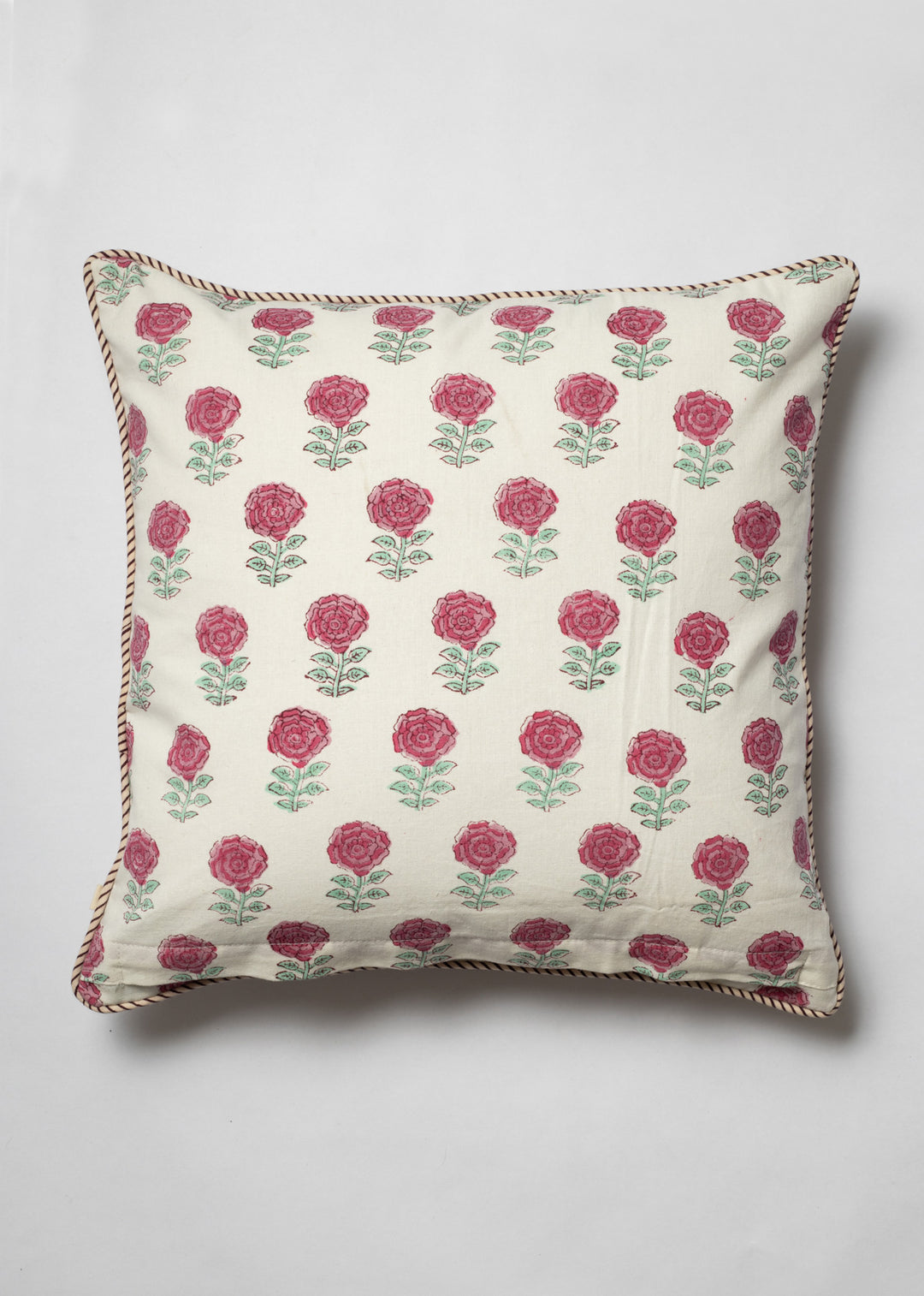 Tinted Lush Hand Block Printed Cushion Covers