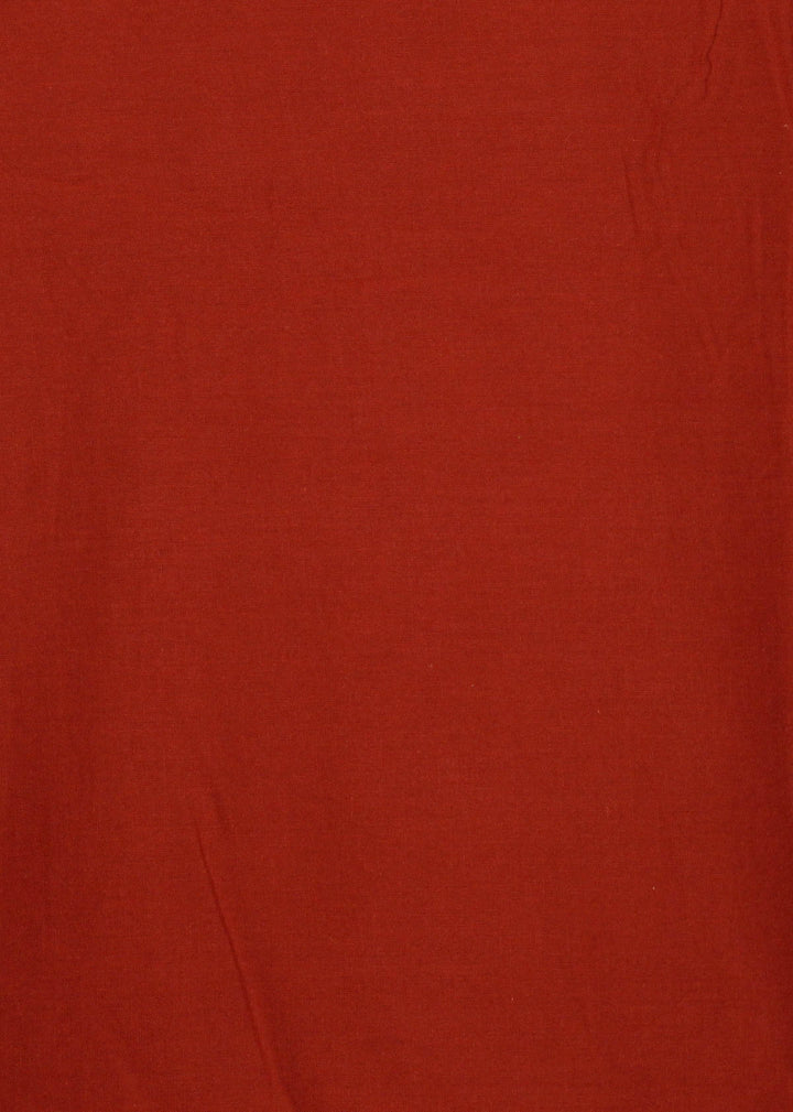 Midday Sun Cotton Crimson Plain Dyed Fabric