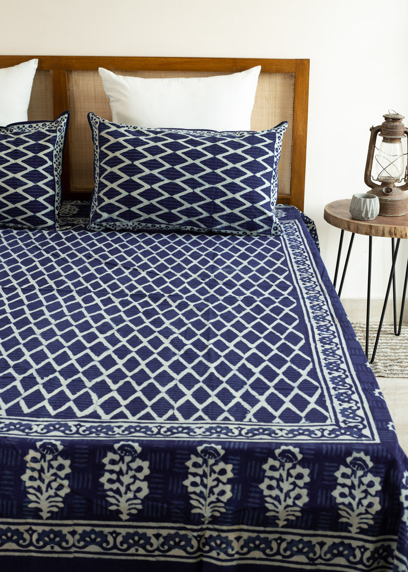 Road to Home Cotton Hand Block Printed Bed Linens