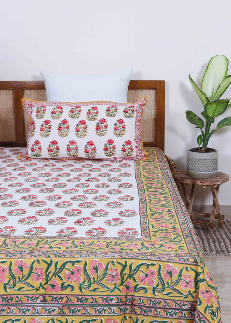 Homecoming Cotton Hand Block Printed Bed Linens