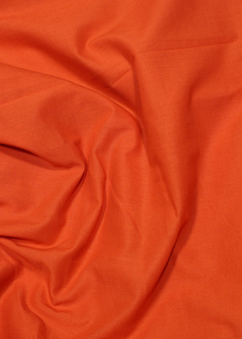 Alchemy Cotton Orange Plain Dyed Fabric