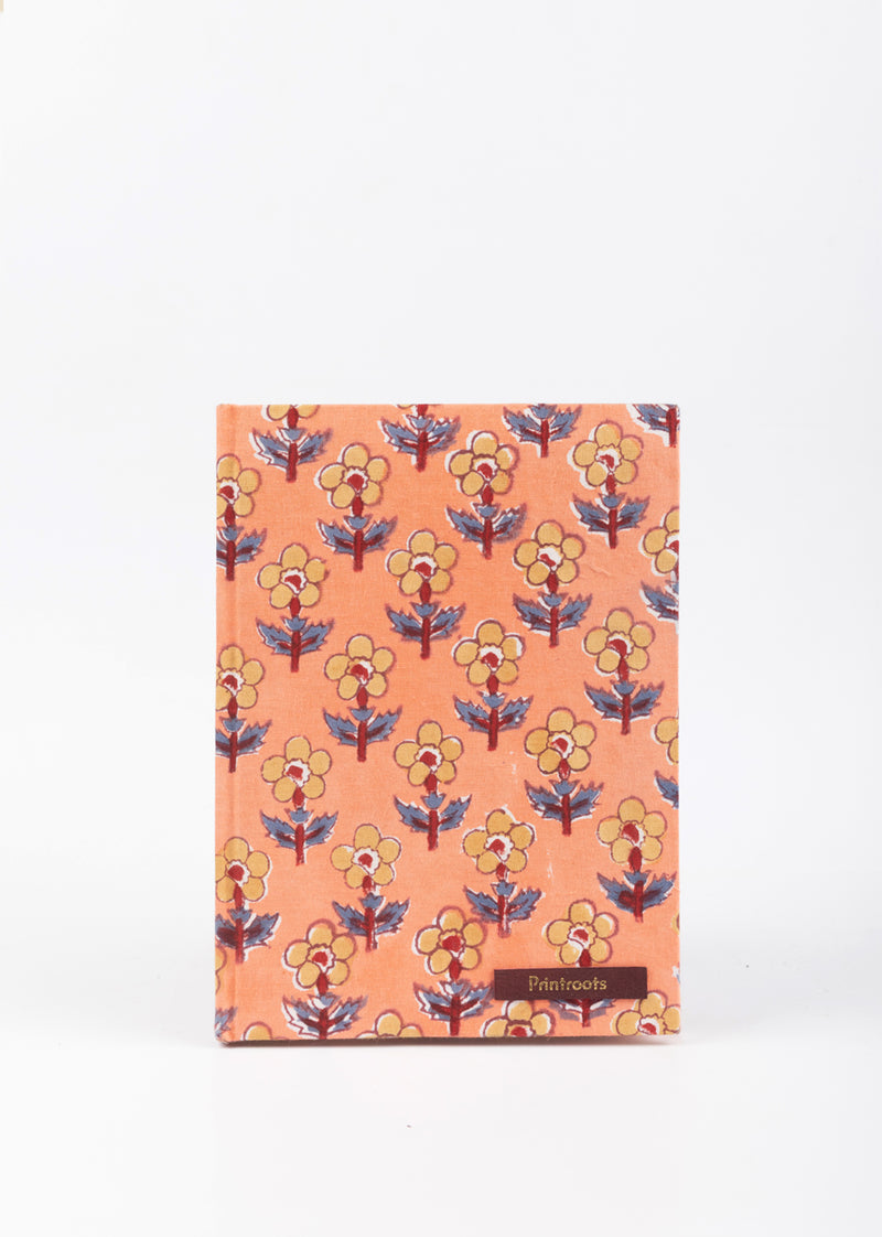 Summer Soiree Hand Block Print Cover Diary