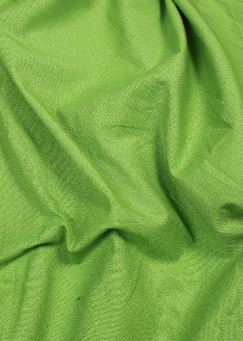 New Leaf Cotton Plain Dyed Fabric