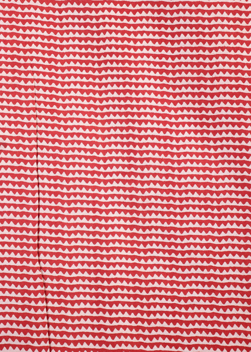 Untangled  Cotton Hand Block Printed Fabric