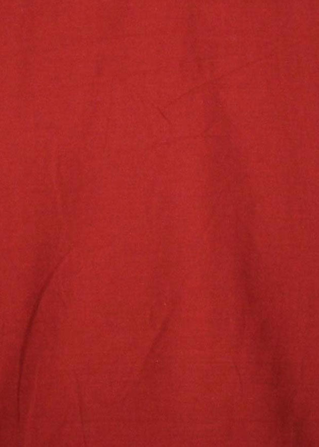 Lovers Cotton Crimson Plain Dyed Fabric
