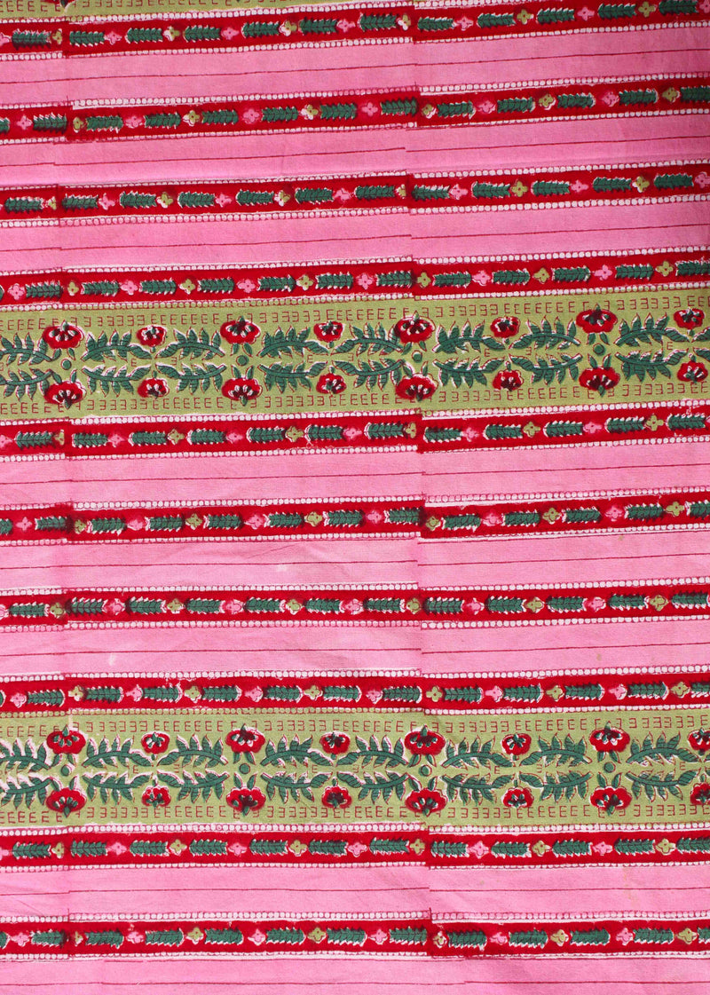 October Colours Cotton Hand Block Printed Bed Linens