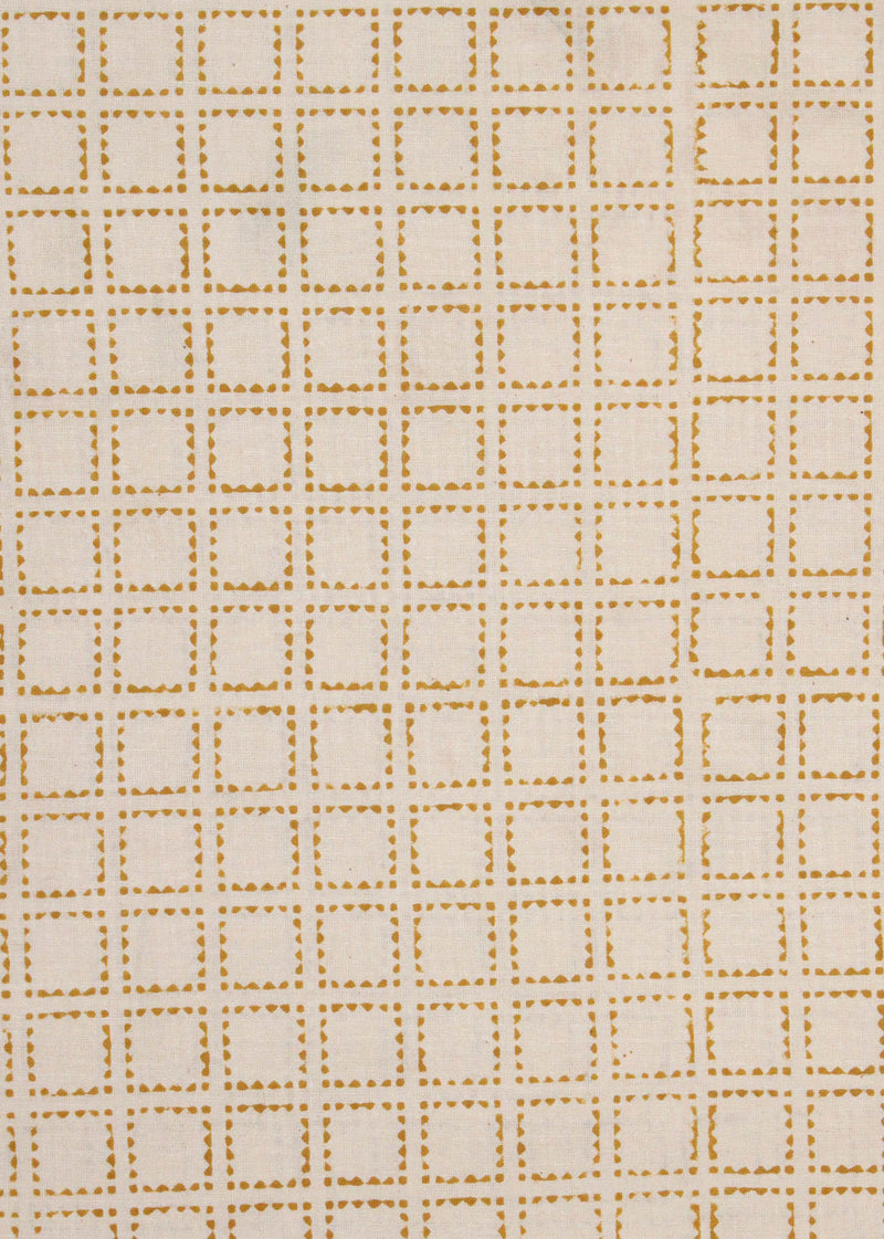 Pearl Cotton Hand Block Printed Fabric
