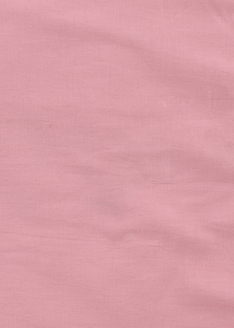 Rose Pink Cotton Plain Dyed Fabric