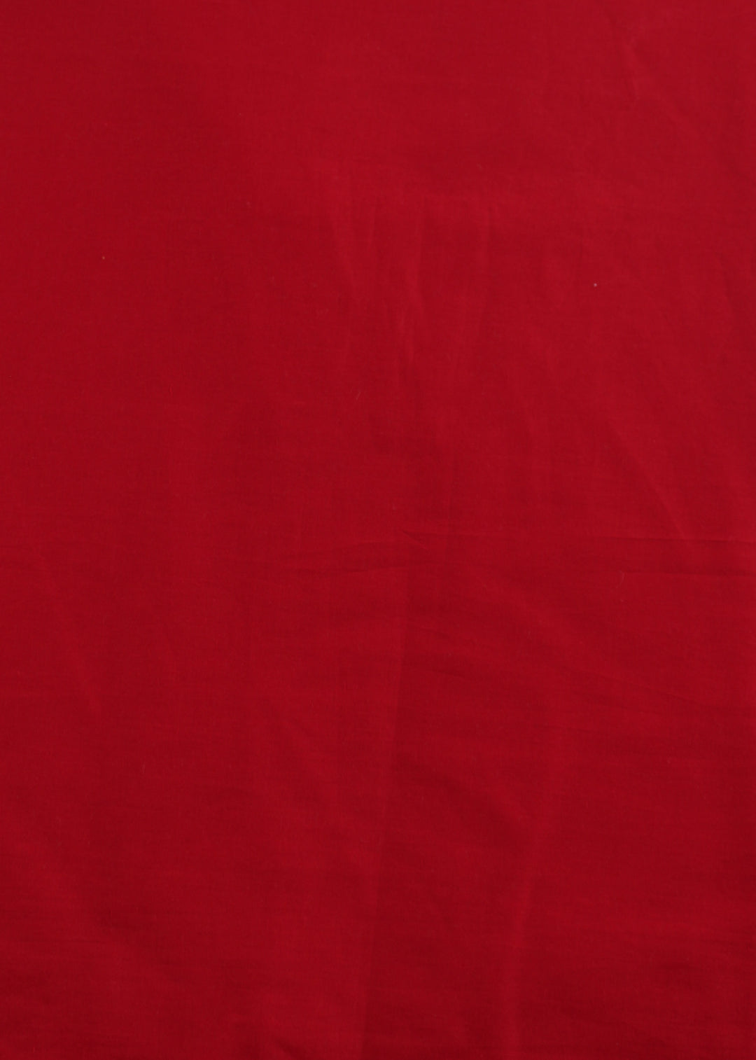 Passion Red Cotton Plain Dyed Fabric