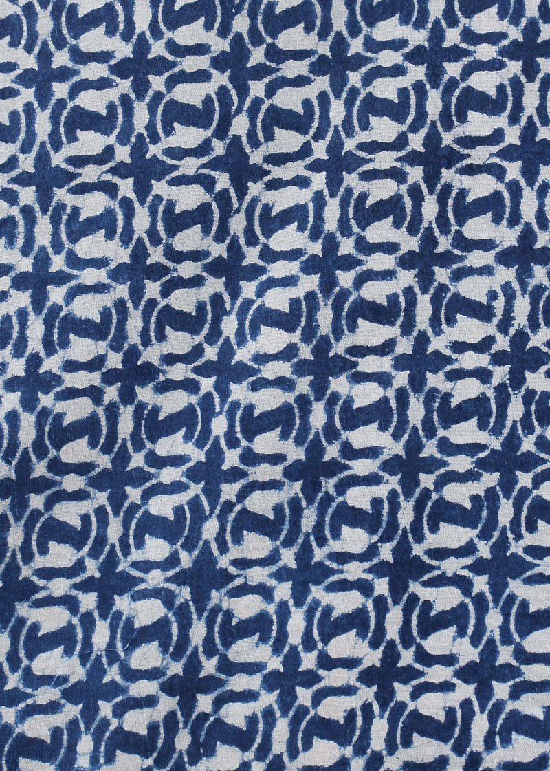 After Hours Cotton Hand Block Printed Fabric