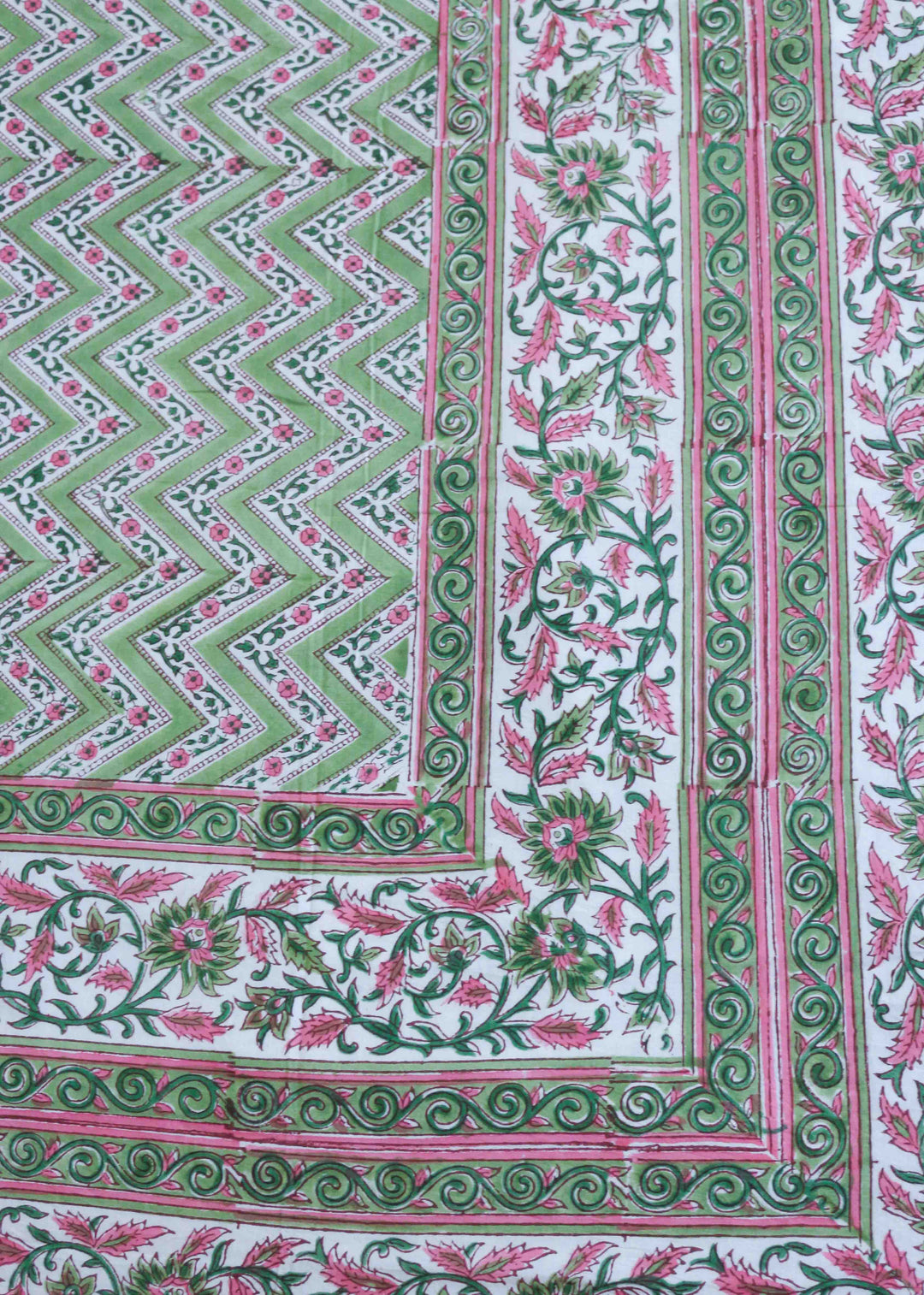 High Hills Hand Block Printed Reversible Cotton Dohar