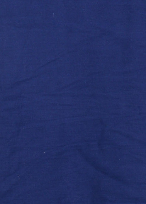 Indigo Blue Cotton  Plain Dyed Fabric (2.00 Meter)