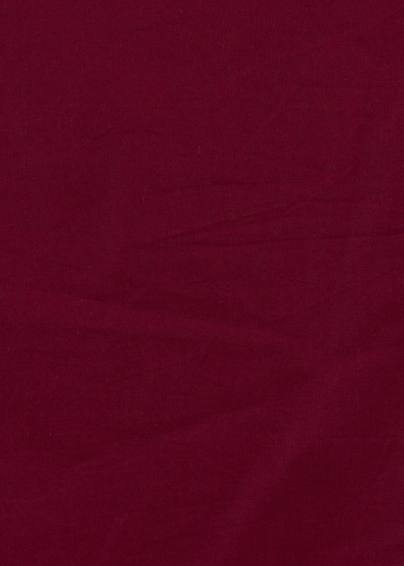 Dark Rosewood Cotton Plain Dyed Fabric