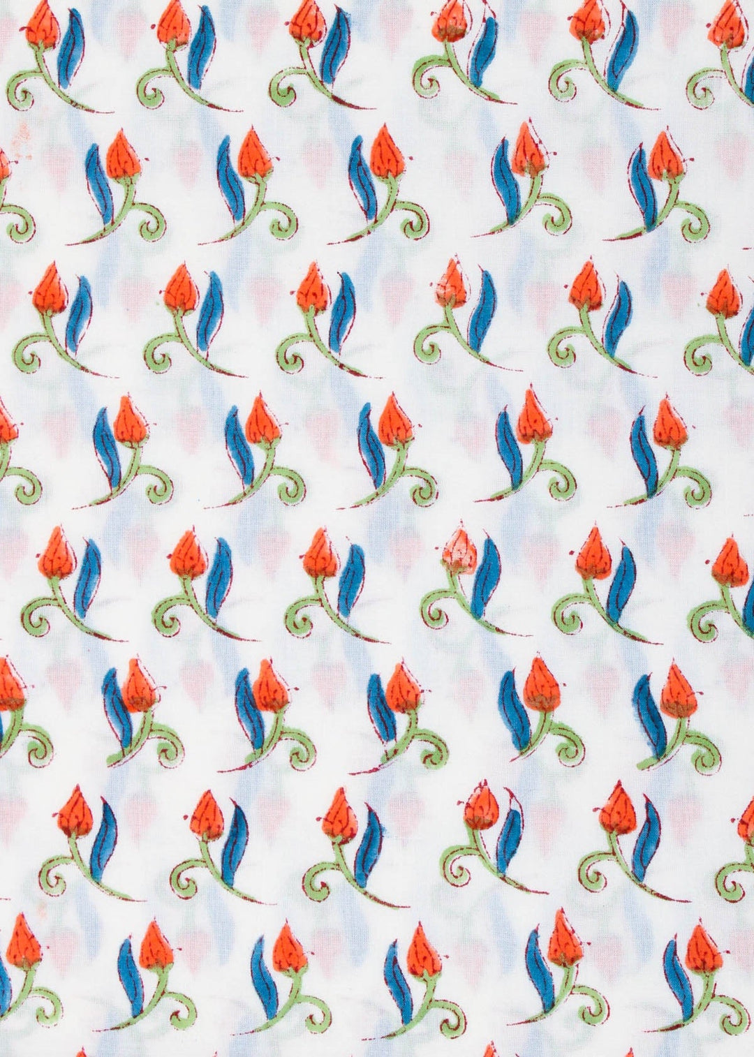 Char Bagh Cotton Hand Block Printed Fabric