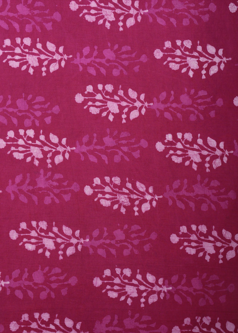 Cherry Dawn Hand Block Printed Fabric