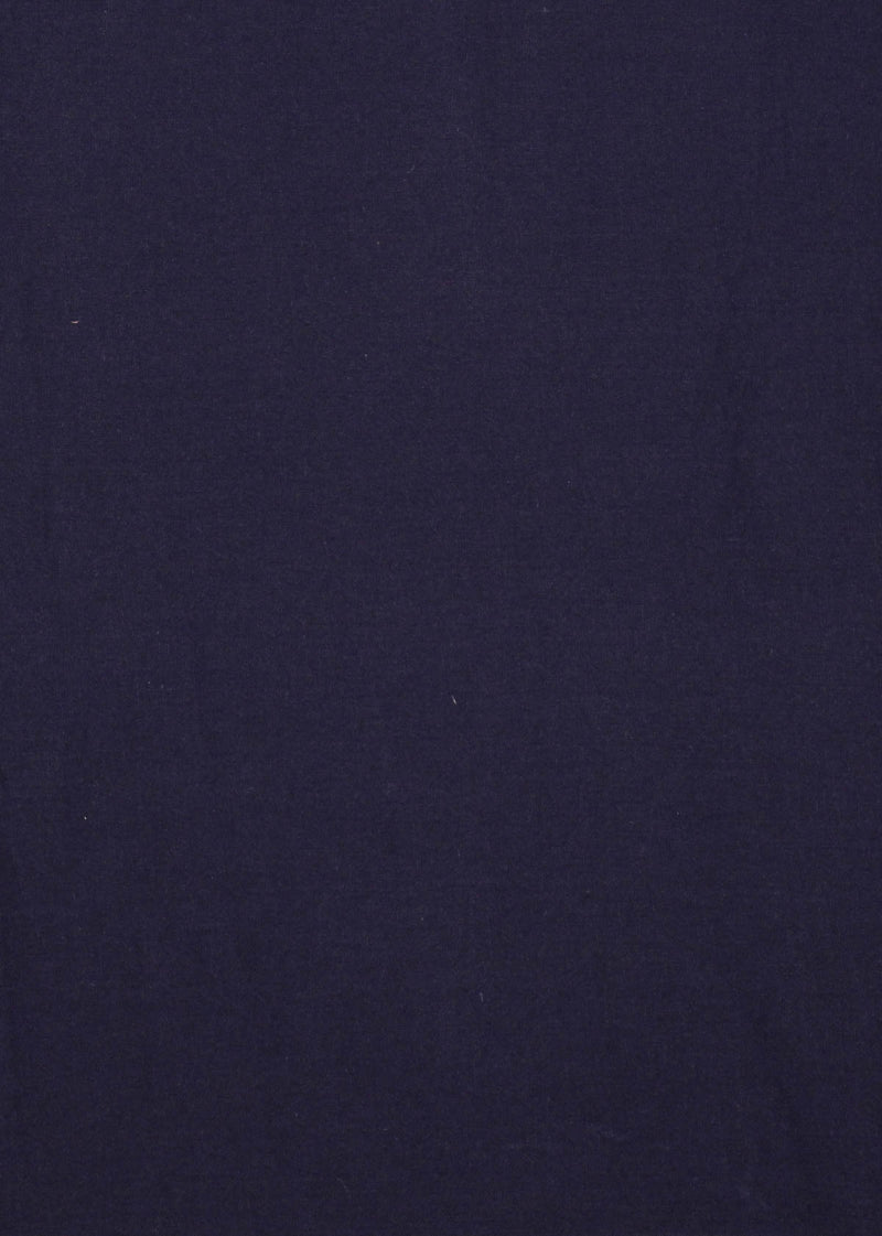 Solitude Cotton Blue Black Plain Dyed Fabric