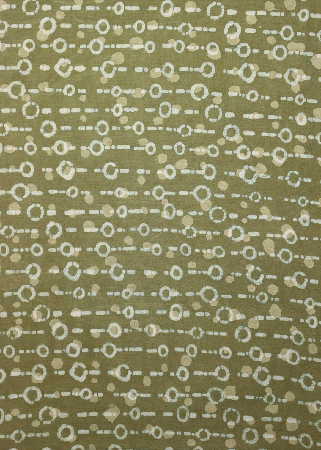 Stormwater Cotton Hand Block Printed Fabric