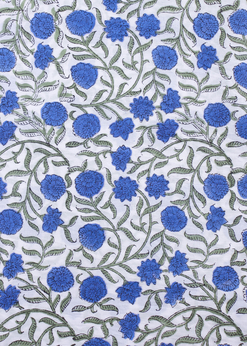 Bellview Chimes  Cotton Hand Block Printed Fabric
