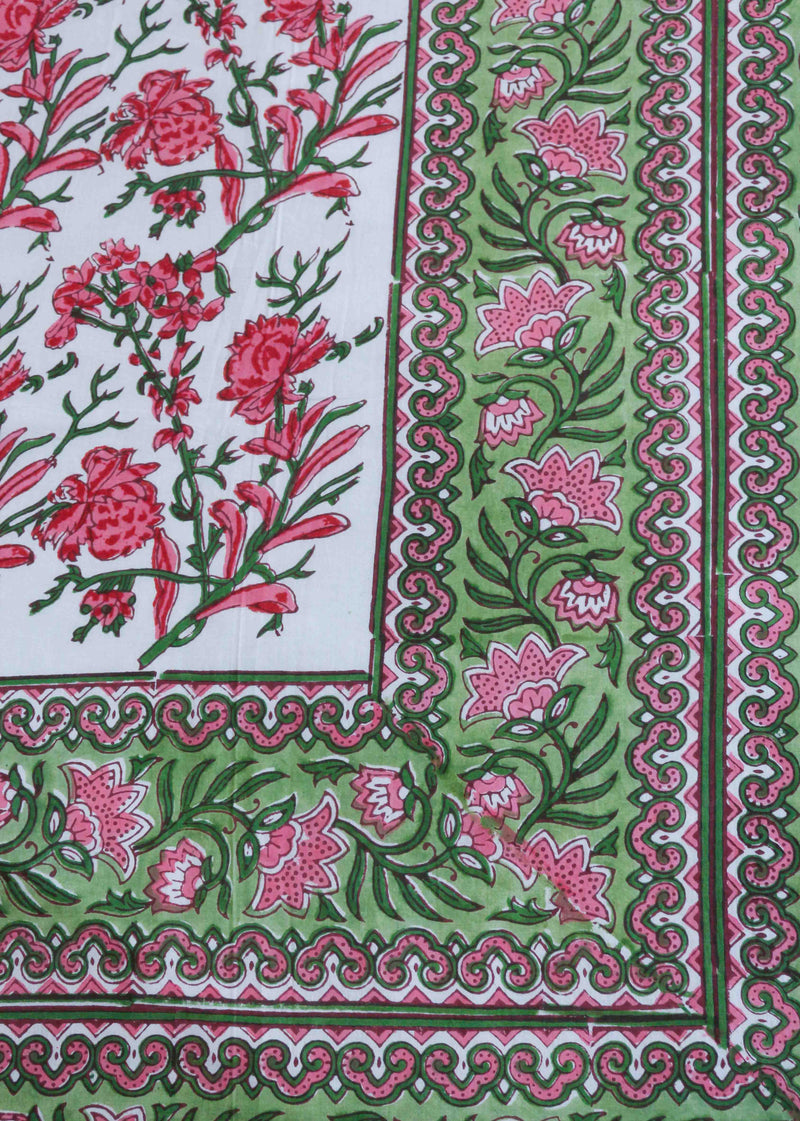 Foresta Hand Block Printed Reversible Cotton Dohar